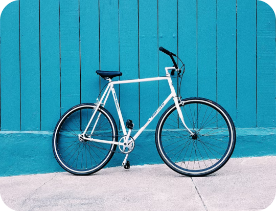 image 14 vélo blanc